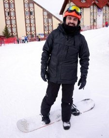 Gökhan Tepe Palandöken'de Snowboard Yaptı