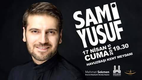 SAMİ YUSUF KONSERİ, BU AKŞAM HAVUZBAŞI KENT MEYDANI'NDA