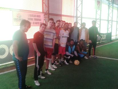 Erzurum'da futbol turnuvasına büyük ilgi..