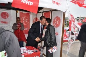 MHP Adayı Kaya, Seçim Çalışmalarına Hız Kesmeden Devam Ediyor