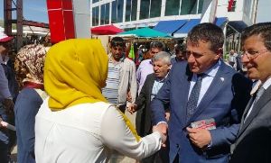 MHP Adayları Çimen Aşkale Ve Çat’a Çıkarma Yaptı