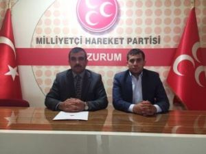 MHP Erzurum İl Başkanı Anatepe: “hiç Kimse Ülkücü Camiayı Kumpaslar İçerisine Çekmeye Çalışmasın”
