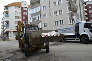 Palandöken Belediyesi Zabıta Ekipleri Miadı Dolmuş Tonlarca Ürünü İmha Etti