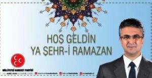 MHP Milletvekili Prof. Dr. Aydın’dan Ramazan Mesajı