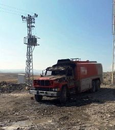 PKK, Erzurum’da 17 İş Makinesi Yaktı