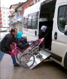 Büyükşehir’den Engelli Öğrencilere Servis Hizmeti