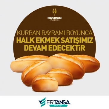 Halk Ekmek Bayramda Satışına Devam Edecek