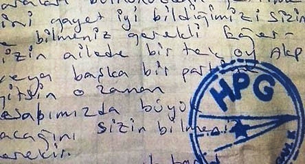 Erzurum'da PKK'dan Büyük Tehdit!..