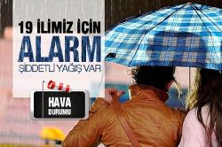 Erzurum'da sel uyarısı...