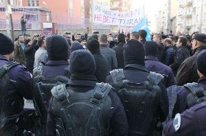 Erzurum’da Ülkü Ocakları Türkmen Dağı’nda Yaşanan Katliamı Protesto Etti