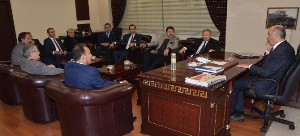 Erzincan Valisi Kahraman'dan Başkan Yücelik'e Ziyaret