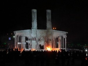 Çifte Minareler; Buz Ve Ateş Eserinin Açılışı Yapıldı