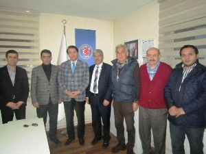 Erzurum Ak Parti Milletvekili İbrahim Aydemir Koop-iş Sendikası’nı Ziyaret Etti