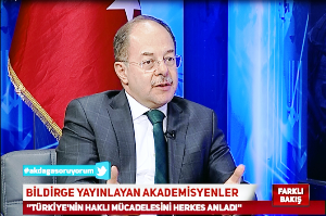 AK Parti Genel Başkan Yardımcısı Recep Akdağ, ‘Yanlı bir bildiri yayınladılar. Bilimsellikten uzak taraf dolu bir bildiriydi’