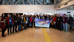 Erzurum Avrupa’ya Uçuyor 3 Projesinin İlk Grubu  İtalya’ya Gitti