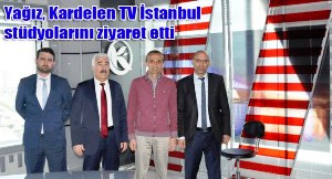 Yağız, Kardelen TV İstanbul stüdyolarını ziyaret etti