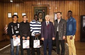 Erzurum Uluslararası Öğrenci Derneği’nden, Atatürk Üniversitesi Rektörü Hikmet Koçak’a Ziyaret