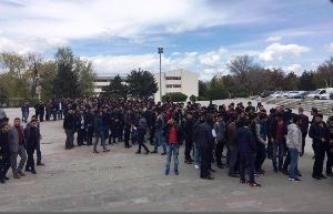 Atatürk Üniversitesi’nde Teröre Tepki Yürüyüşü