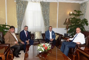 Erzurumspor Yönetiminden Vali Azizoğlu’na Ziyaret