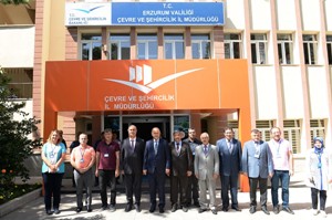 Vali Azizoğlu Çevre ve Şehircilik İl Müdürlüğünü Ziyaret Etti