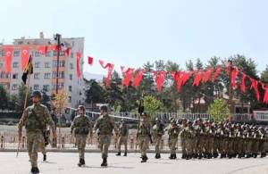 Erzurum'da geniş güvenlik tedbirleri altında 30 Ağustos provası yapıldı
