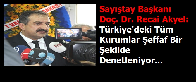 Sayıştay Başkanı Doç Dr. Recai Akyel Erzurum'da