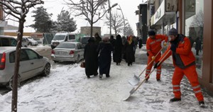 ERZURUM’DA KARLA MÜCADELE