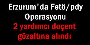 Erzurum'da Fetö/pdy Operasyonu