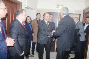 Ak Parti İl Başkanı ÖZ MHP Erzurum İl Başkanı KARATAŞ’ı Ziyaret Etti