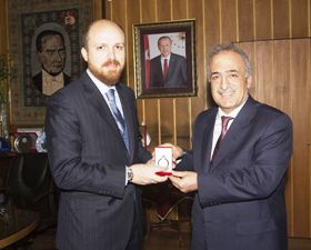 Bilal Erdoğan’dan Rektör Çomaklı’ya Ziyaret