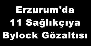 Erzurum'da 11 Sağlıkçıya Bylock Gözaltısı