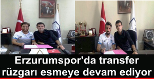 Erzurumspor'da transfer rüzgarı esmeye devam ediyor
