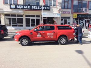 Büyükşehir Belediyesinden Aşkale İtfaiyesine Araç Desteği