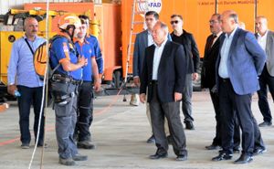 Başbakan Yardımcısı Akdağ, Erzurum Afad’ta İncelemelerde Bulundu