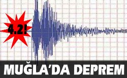 Muğla'da deprem korkuttu..