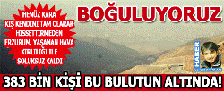 Kar yok ama hava kirliliği çok...