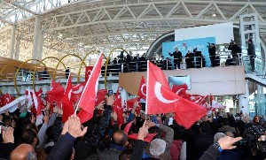 Başbakan Binali Yıldırım’ın Erzincan’daki Açılış Törenine Rektör Çomaklı'da Katıldı