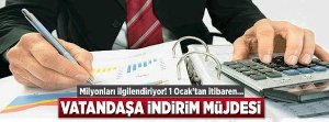 Vergiye uyumlu mükelleflere yüzde 5 indirim.