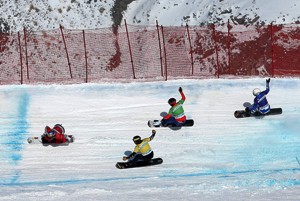 FIS Snowboard SBX Dünya Kupası heyecanı sürüyor