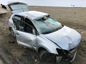 Aşkale’de trafik kazası: 3 yaralı