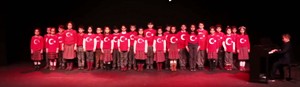 Erzurum için çocuklarla İstiklal Marşı