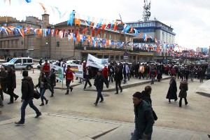 Erzurum'da 'Sağlık İçin Birlikte 10 bin Adım’ yürüyüşü