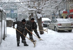 Erzurum Kar'a Teslim...