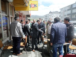 MHP Erzurum İl Başkanlığı seçim gezilerine hız verdi