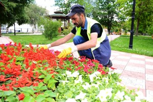 PALANDÖKEN BELEDİYESİ İLÇEYİ RENKLENDİRECEK