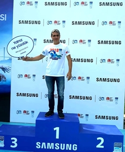Erzurumlu Daire Başkanı Rahmi Aksoy Boğaziçi Kıtalararası Yüzme Yarışmasında Dereceye Girdi