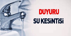 YAKUTİYE’DE KISMİ SU KESİNTİSİ