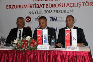 Türk Eximbank’ın 14. bürosu Erzurum’da törenle açıldı