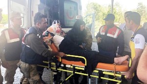 Erzurum'da kaybolduktan sonra bulunan anne hastaneye yatırıldı