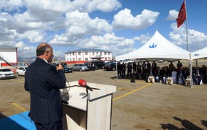 ERZURUM HAYVAN BORSASININ TEMELİ ATILDI